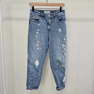 A&F the mom high rise jeans